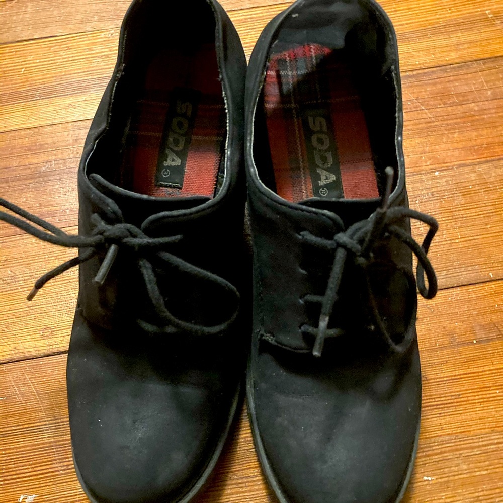 Black heels